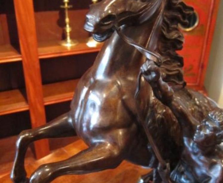 Small Edwardian Nickel Plated Chandelier - Image 2