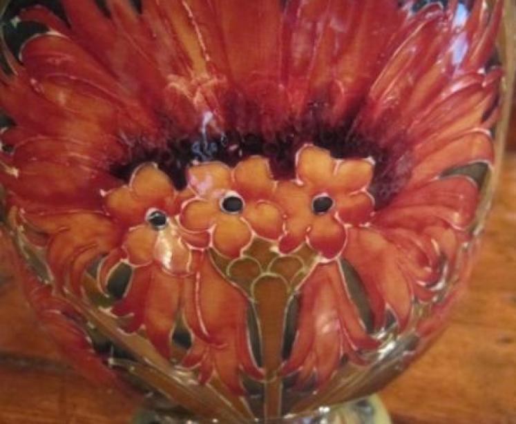 Unusual Victorian Mahogany Desktop Barometer - Image 4