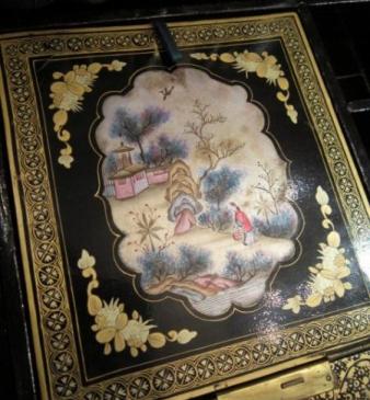 Superb Edwardian 9ct Gold Table Top Barometer