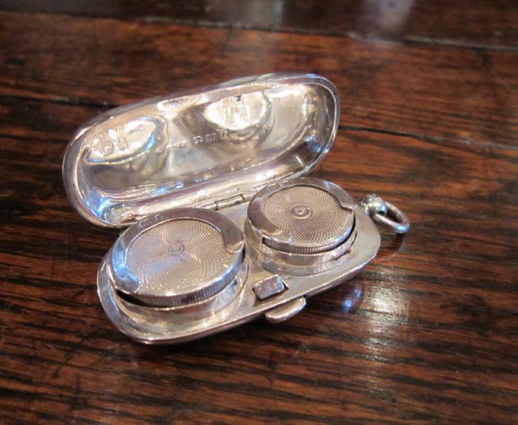 Victorian Tunbridge Ware Desk Top Thermometer - Image 2