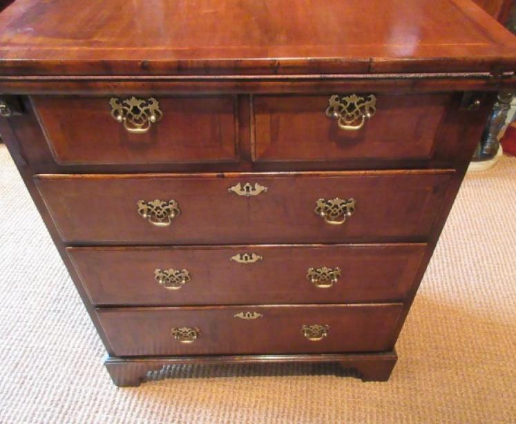 Pair of Original 1920's Red Leather Wing Armchairs - Image 5