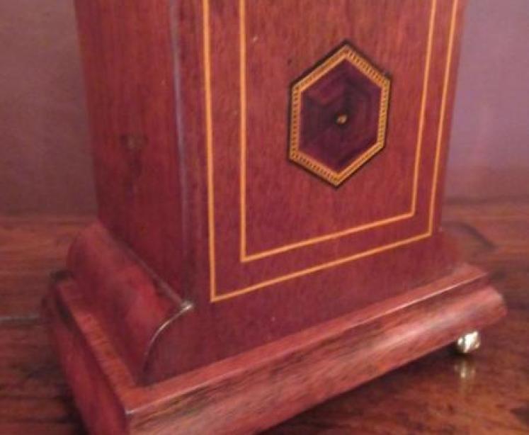 Fine Early Victorian Rosewood Fusee Skeleton Clock - Image 1