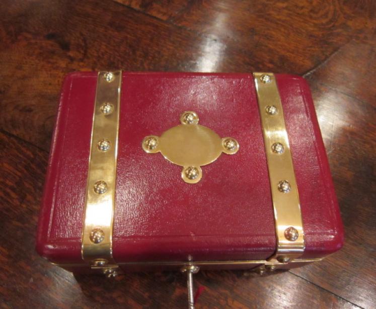 Antique Chinoiserie Lacquered Letter Rack - Image 2