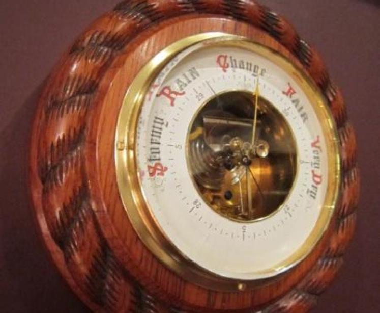 Antique Chinioserie Black Lacquered Mantel Clock - Image 3