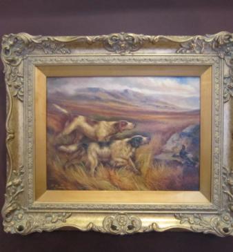 Fine Victorian Cleminson Oil on Canvas