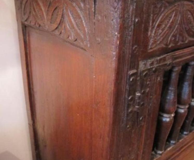 Superb Oak Charles II Bread & Cheese Cupboard - Image 3