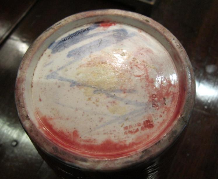 Rare Moorcroft Flambe Big Poppy Vase - Image 5