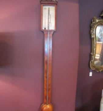 Fine George III Scottish Stick Barometer
