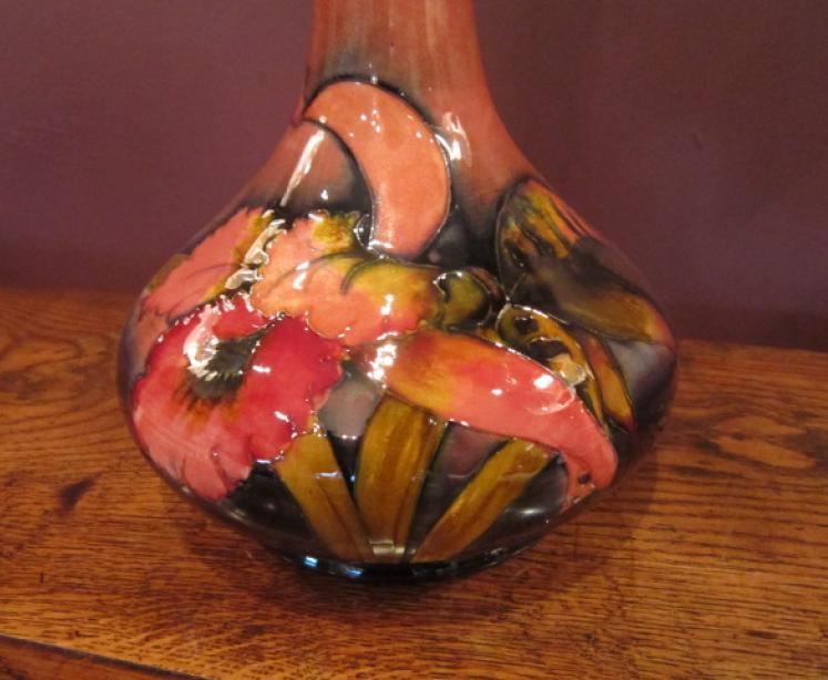 Moorcroft Flambe Slipper Orchid Vase - Image 2