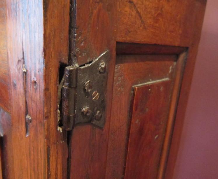 Superb George II Oak Spice Cupboard - Image 2