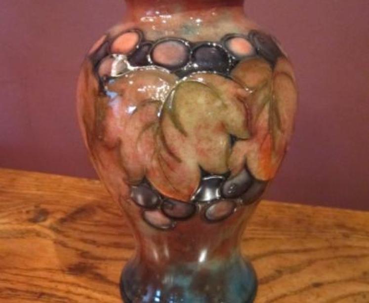 Moorcroft Leaf & Berries Flambe Vase - Image 4