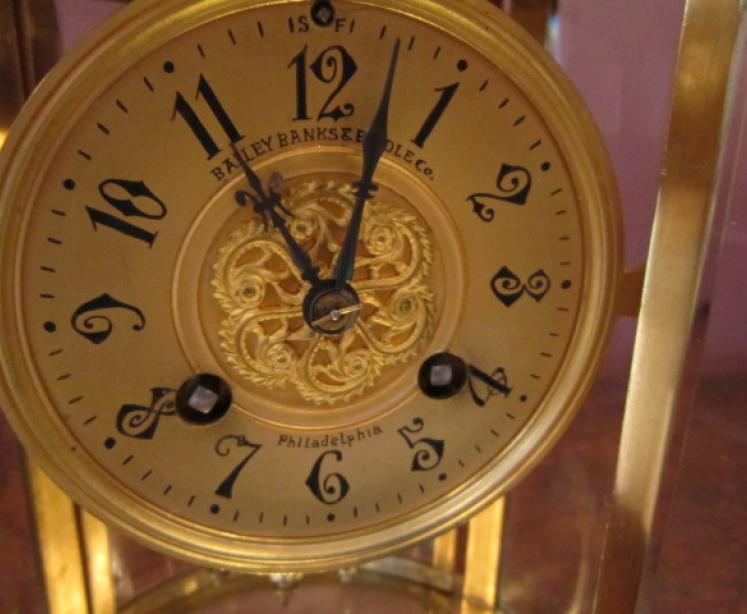 Superb Victorian Oval Four Glass Mantel Clock - Image 2