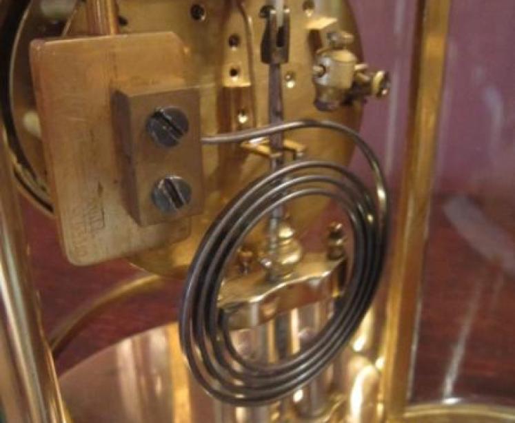 Superb Victorian Oval Four Glass Mantel Clock - Image 3