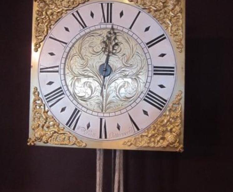 George II Hook & Spike Wall Clock - Image 1