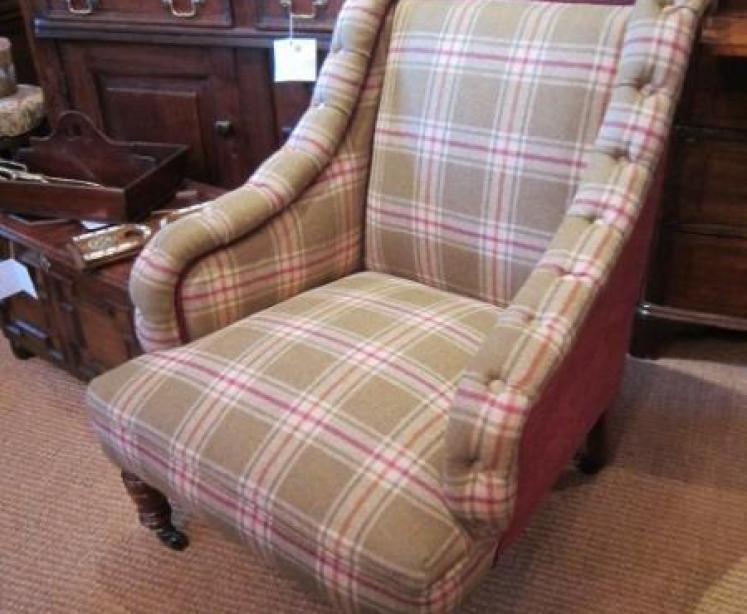 Mid Victorian Howard Style Easy Armchair - Image 1