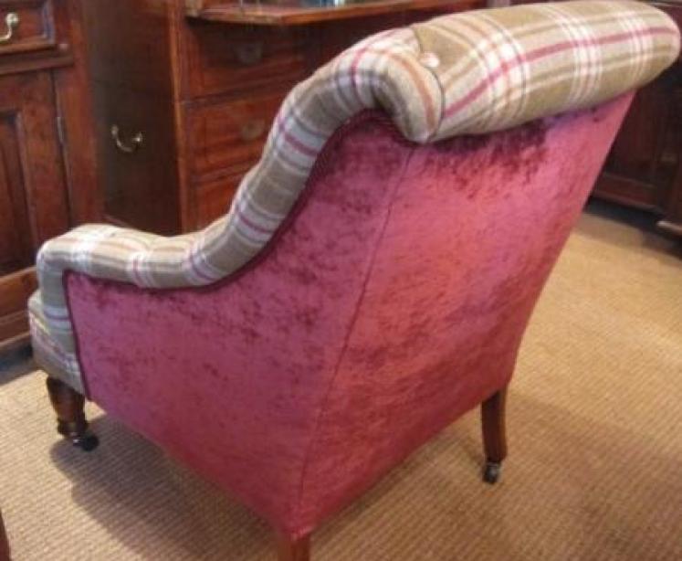 Mid Victorian Howard Style Easy Armchair - Image 2