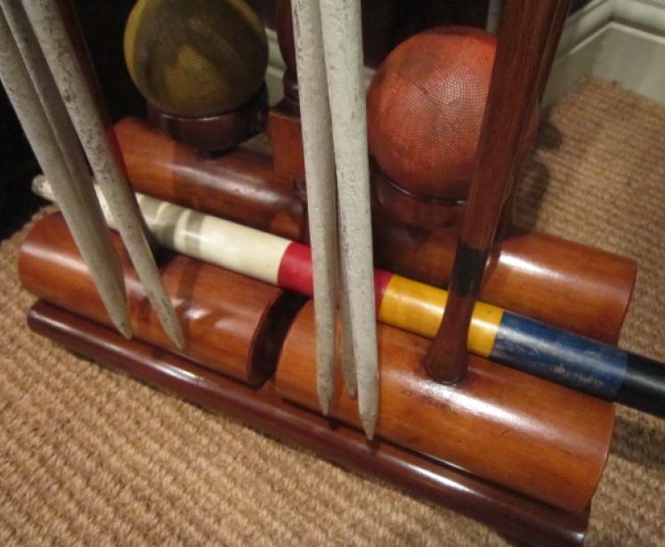 Stunning Victorian Ayre's of London Croquet Set - Image 3