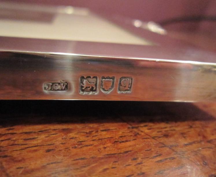 Fine George V Period Large Silver Photo Frame - Image 4