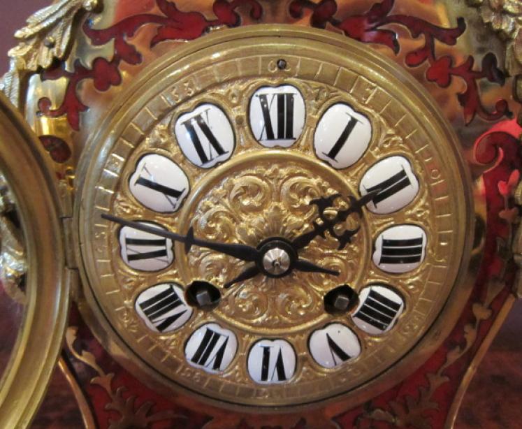 Fine 19th Century Boulle Striking Mantel Clock - Image 2