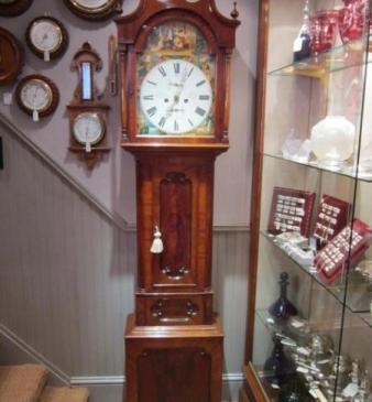 Small Regency Scottish 8 Day Longcase Clock