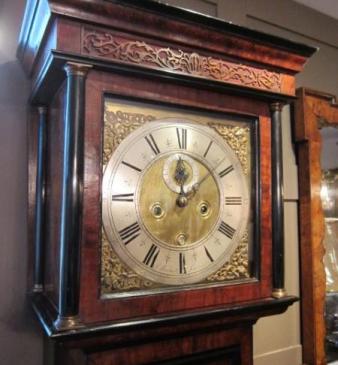 Stunning George I Walnut London Longcase Clock