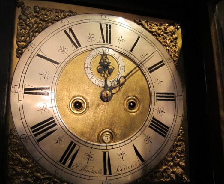 Stunning George I Walnut London Longcase Clock - Image 4
