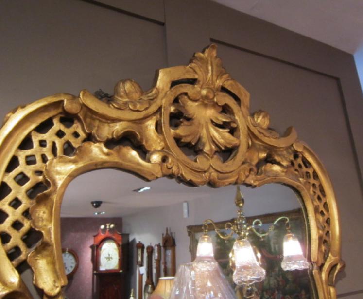 Superb Early Victorian Gilt Rococo Wall Mirror - Image 2