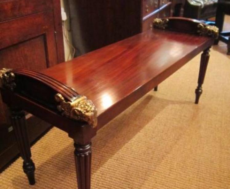 Superb George III Adams Style Hall Seat - Image 4