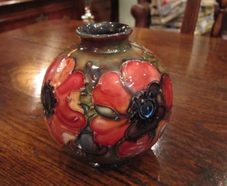 Moorcroft Flambe Anemone Globular Vase - Image 1