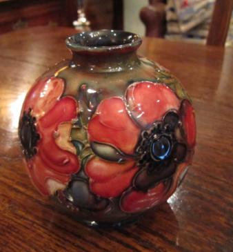 Moorcroft Flambe Anemone Globular Vase