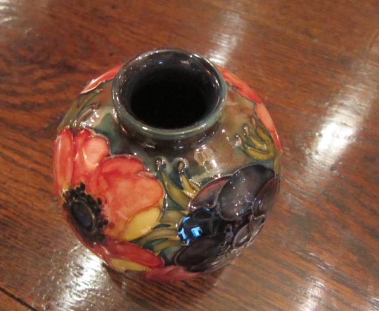 Moorcroft Flambe Anemone Globular Vase - Image 3