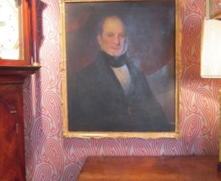 Mid Victorian Oil on Canvas Portrait - Image 5