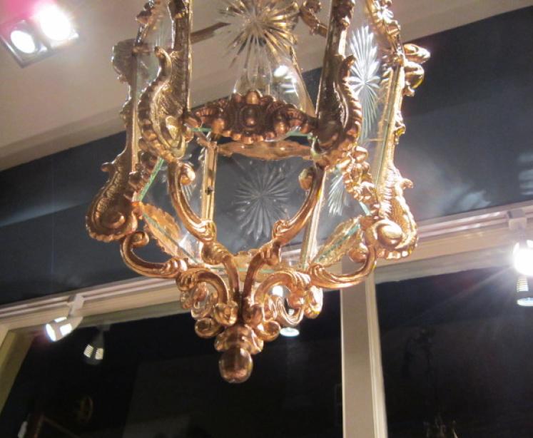 Superb Edwardian Cast Bronze Hall Lantern - Image 3