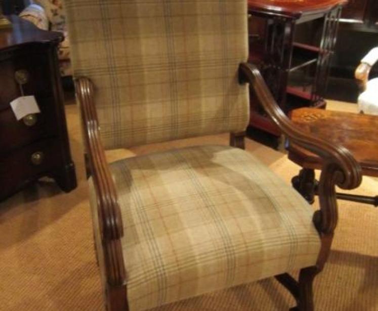 Fine Pair of Mid Victorian Walnut Upholstered Armchairs - Image 2