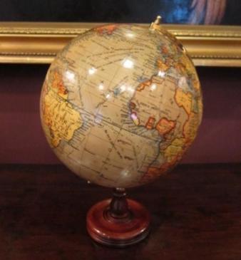 1920's Geographia 8" Paper Mache Globe