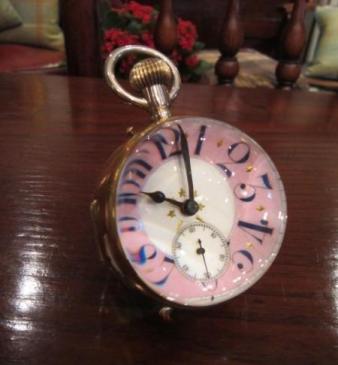 Rare 19th Century Swiss Crystal Ball Clock