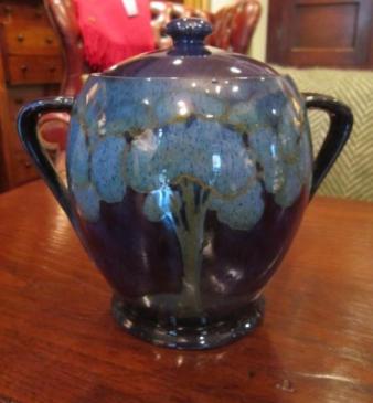 Stunning Moorcroft Moonlit Blue Lidded Jar