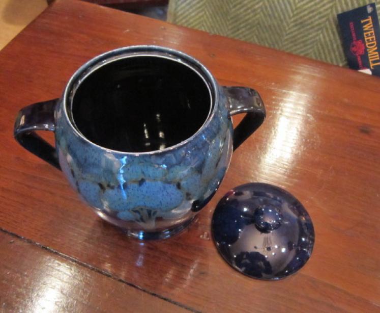 Stunning Moorcroft Moonlit Blue Lidded Jar - Image 3