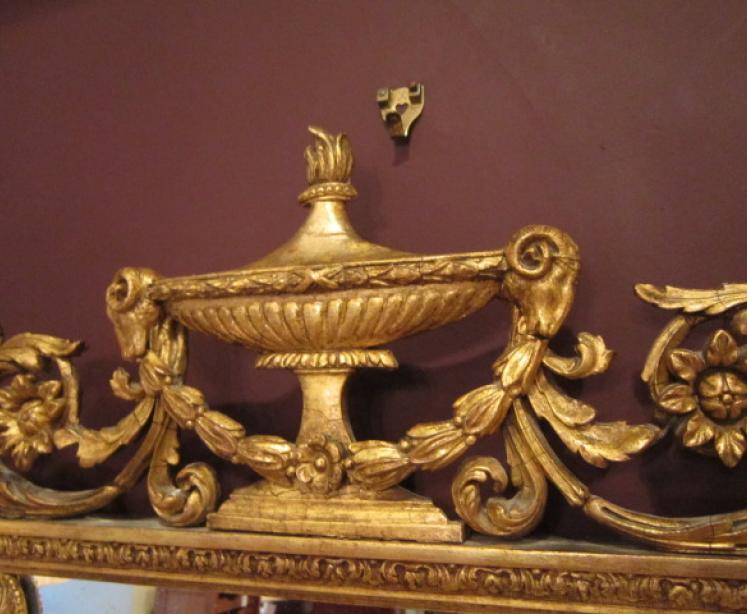 Fine 19th Century Adams Style Gilt Wall Mirror - Image 3