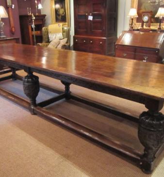 Fabulous George I Large Oak Refectory Table