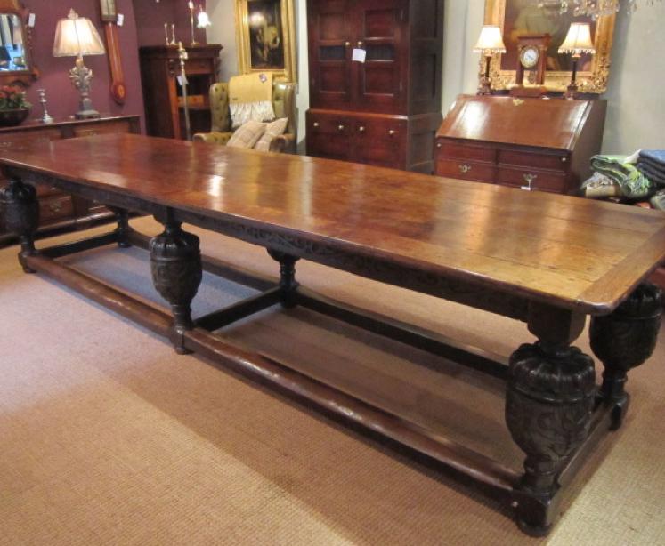 Fabulous George I Large Oak Refectory Table - Image 1