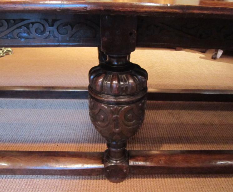 Fabulous George I Large Oak Refectory Table - Image 3