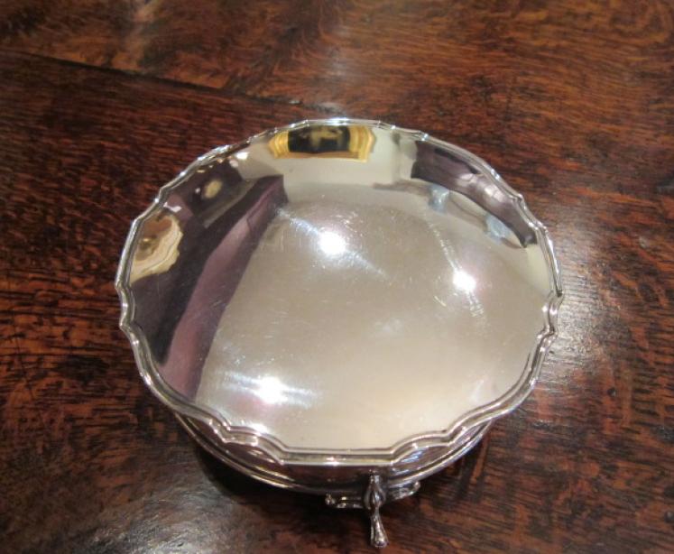 Quality George III Style Large Silver Ring Box - Image 2