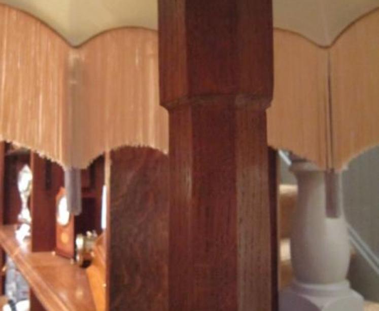 Original Mouseman Tall Oak Lamp Standard - Image 3