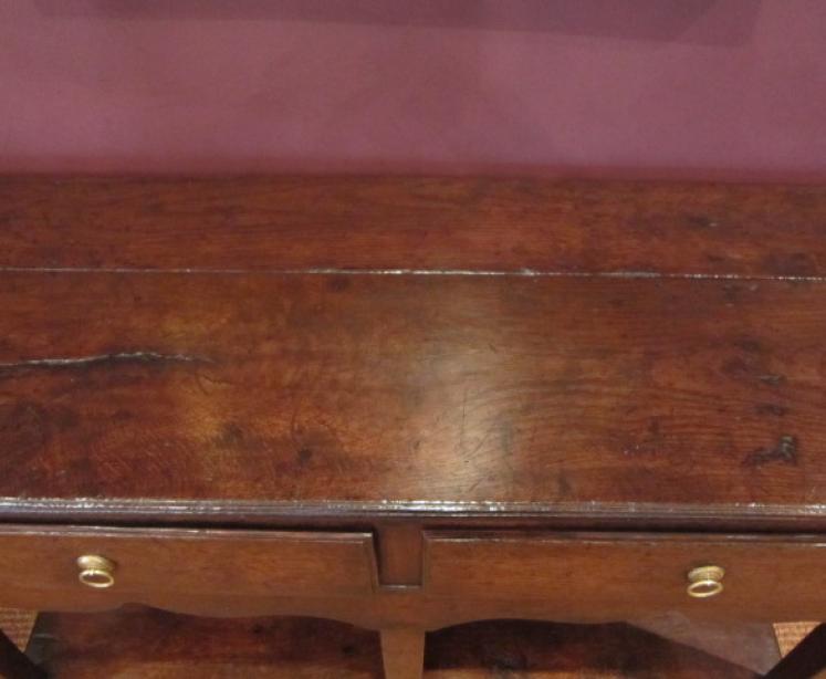 Very Rare George II Period Oak Dresser Base - Image 2