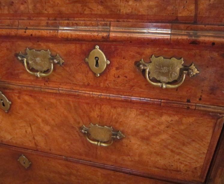 Stunning George I Period Walnut Bureau Bookcase - Image 4