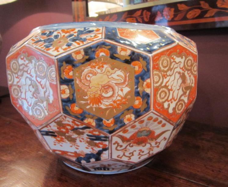 Impressive Large 19th Century Imari Jardiniere - Image 2