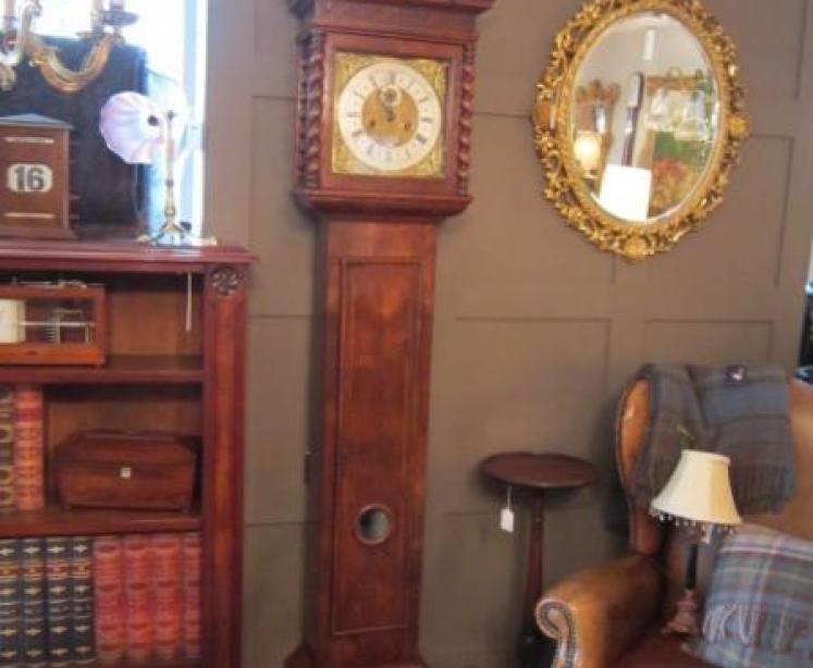 Fine George I Period Walnut Bristol Longcase Clock - Image 2