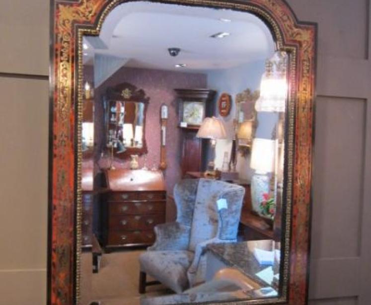 Outstanding Mid 19th Century Boulle Wall Mirror - Image 1