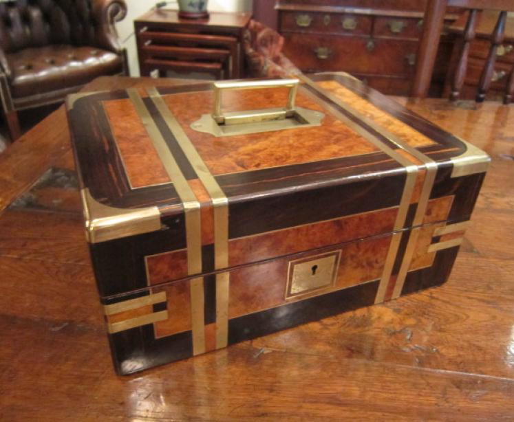 Superb Victorian Walnut & Coromandel Jewel Box - Image 1